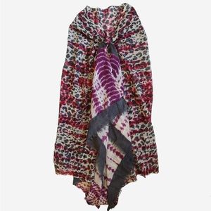Saks Fifth Avenue Tie-Dye Wrap/Summer Scarf
